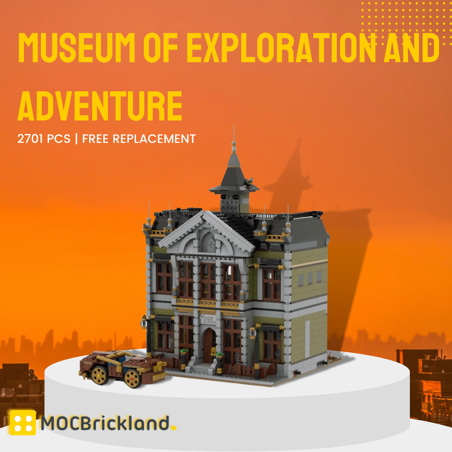 Modular Buildings MOC-124106 Museum of Exploration and Adventure MOCBRICKLAND
