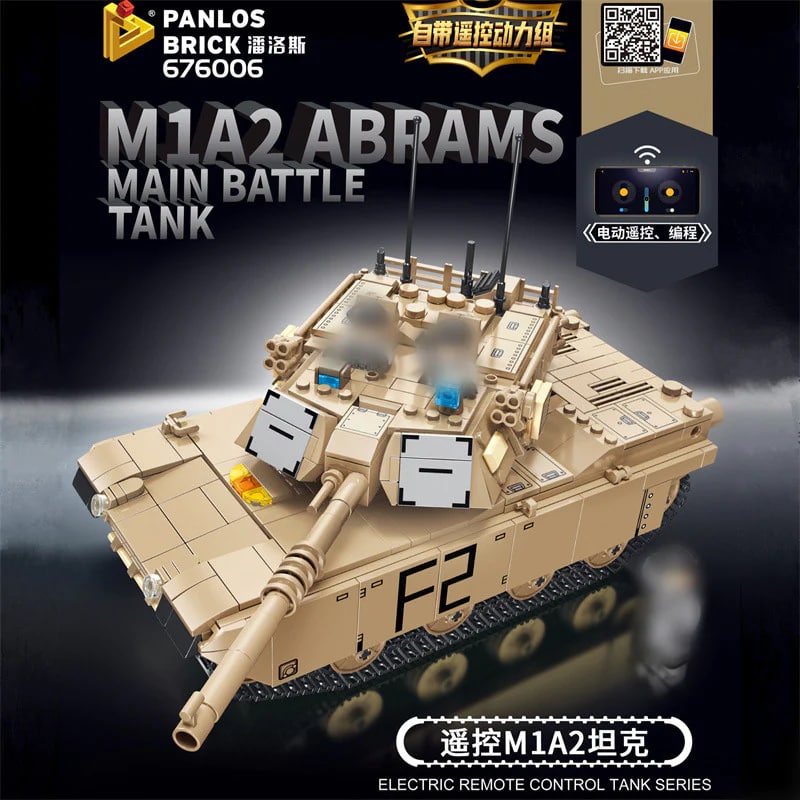 PANLOS 676006 RC M1A2 Abrams Main Battle Tank 4