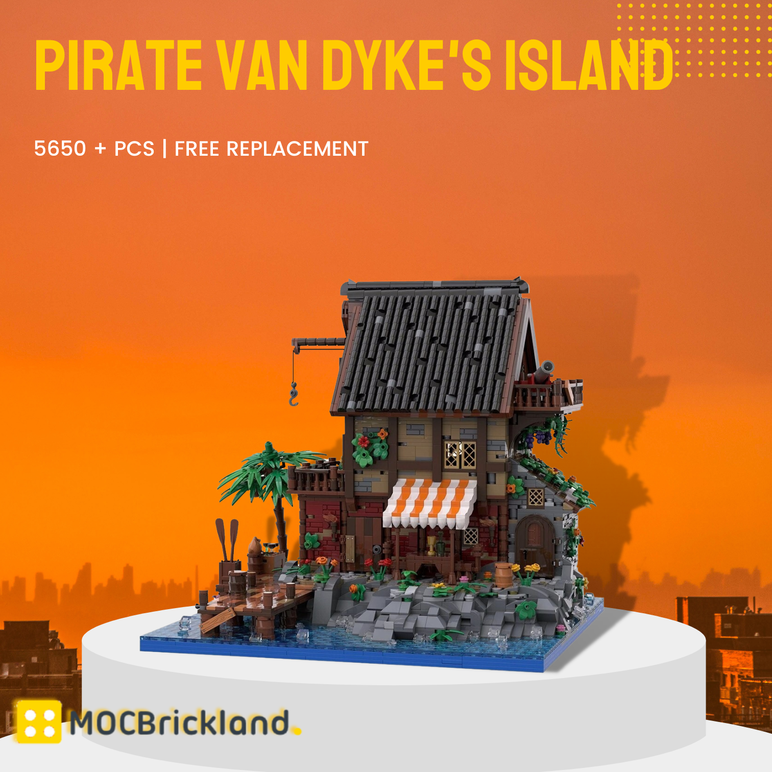 Pirate Van Dykes Island Compact Version MOC 128398