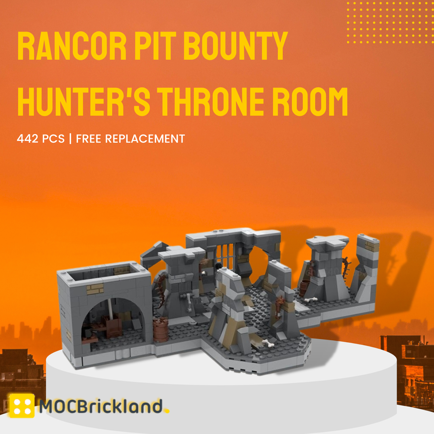 Rancor Pit Bounty Hunters Throne Room MOC 124926 1