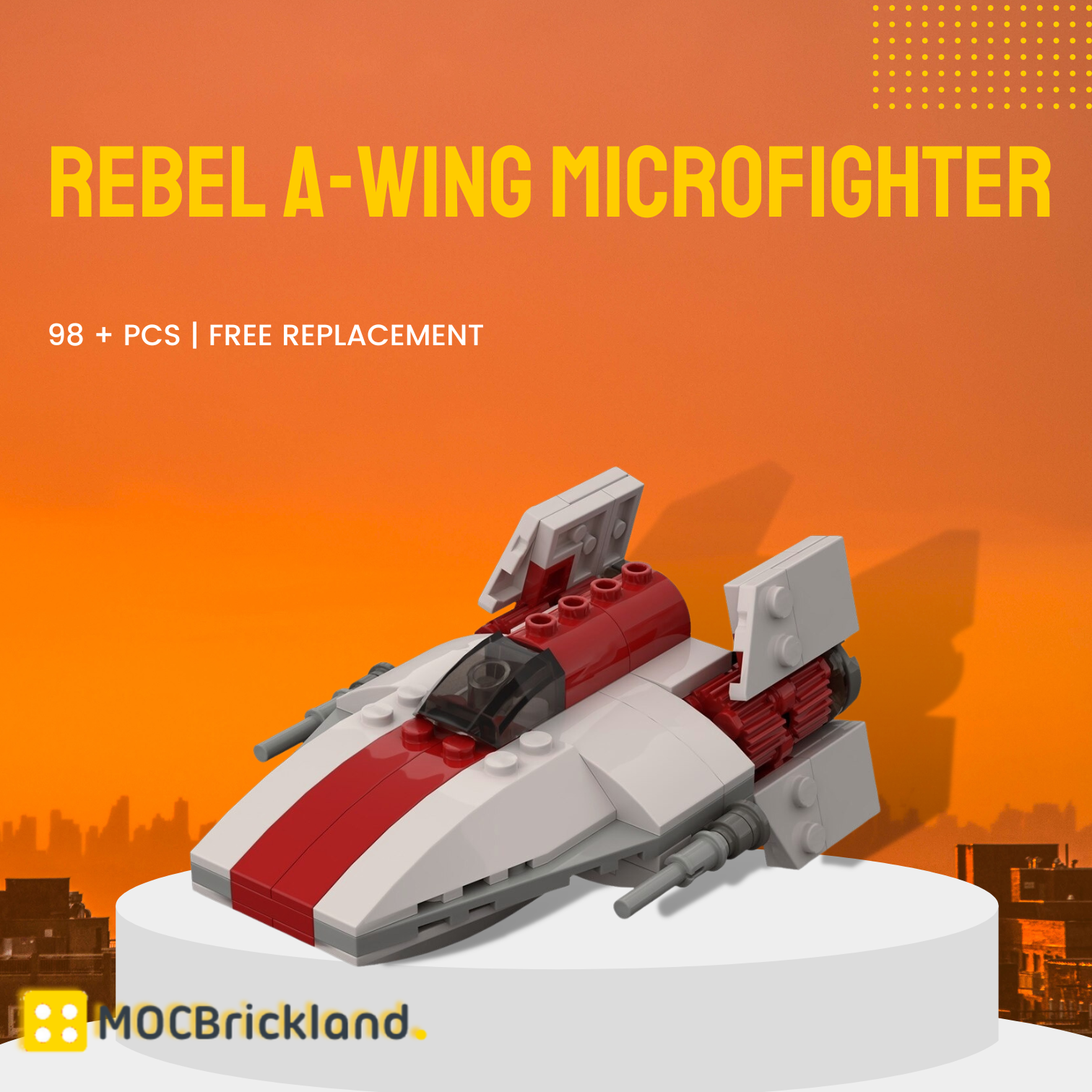 Star Wars MOC-79097 Rebel A-Wing Microfighter MOCBRICKLAND