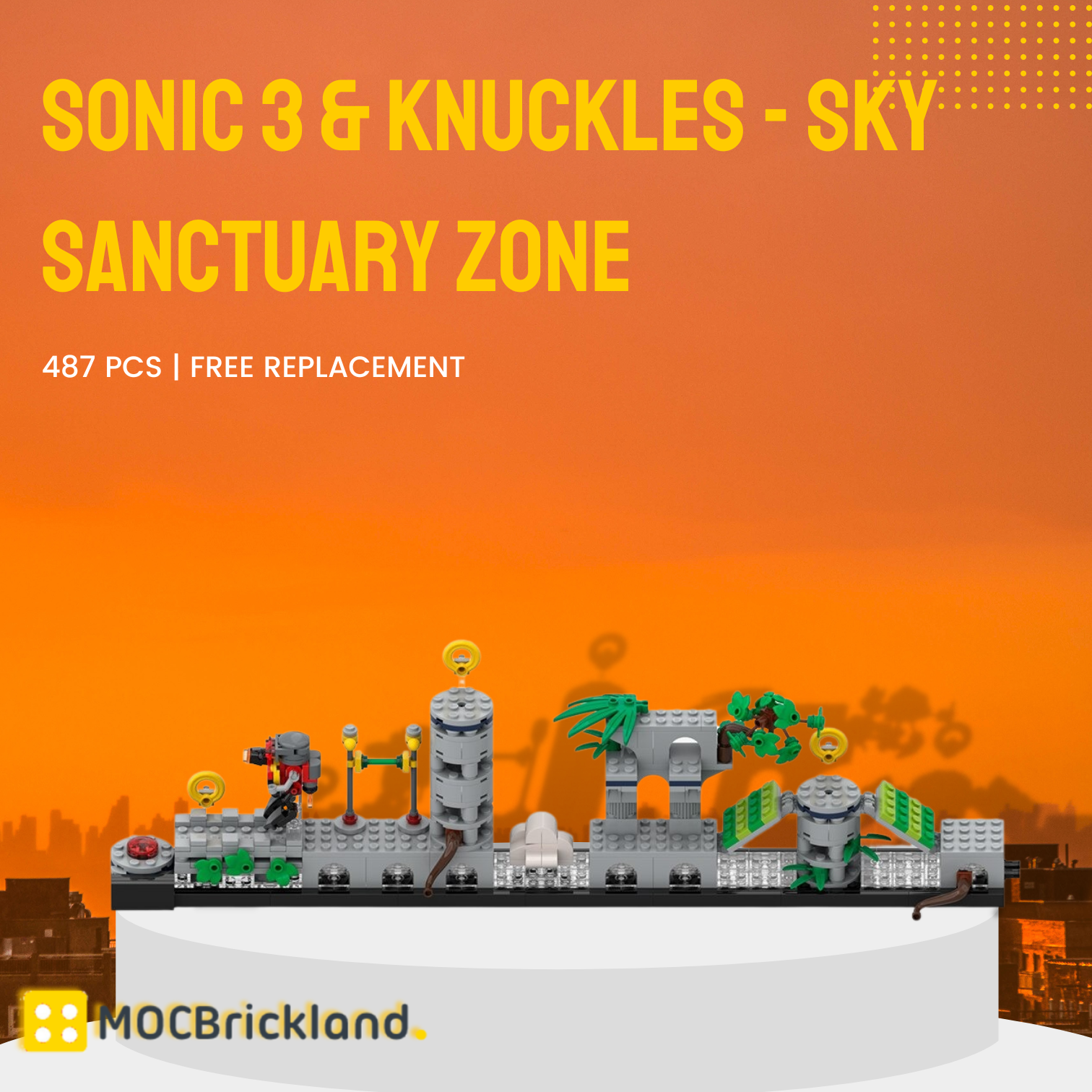 Sonic 3 Knuckles Sky Sanctuary Zone MOC 114363