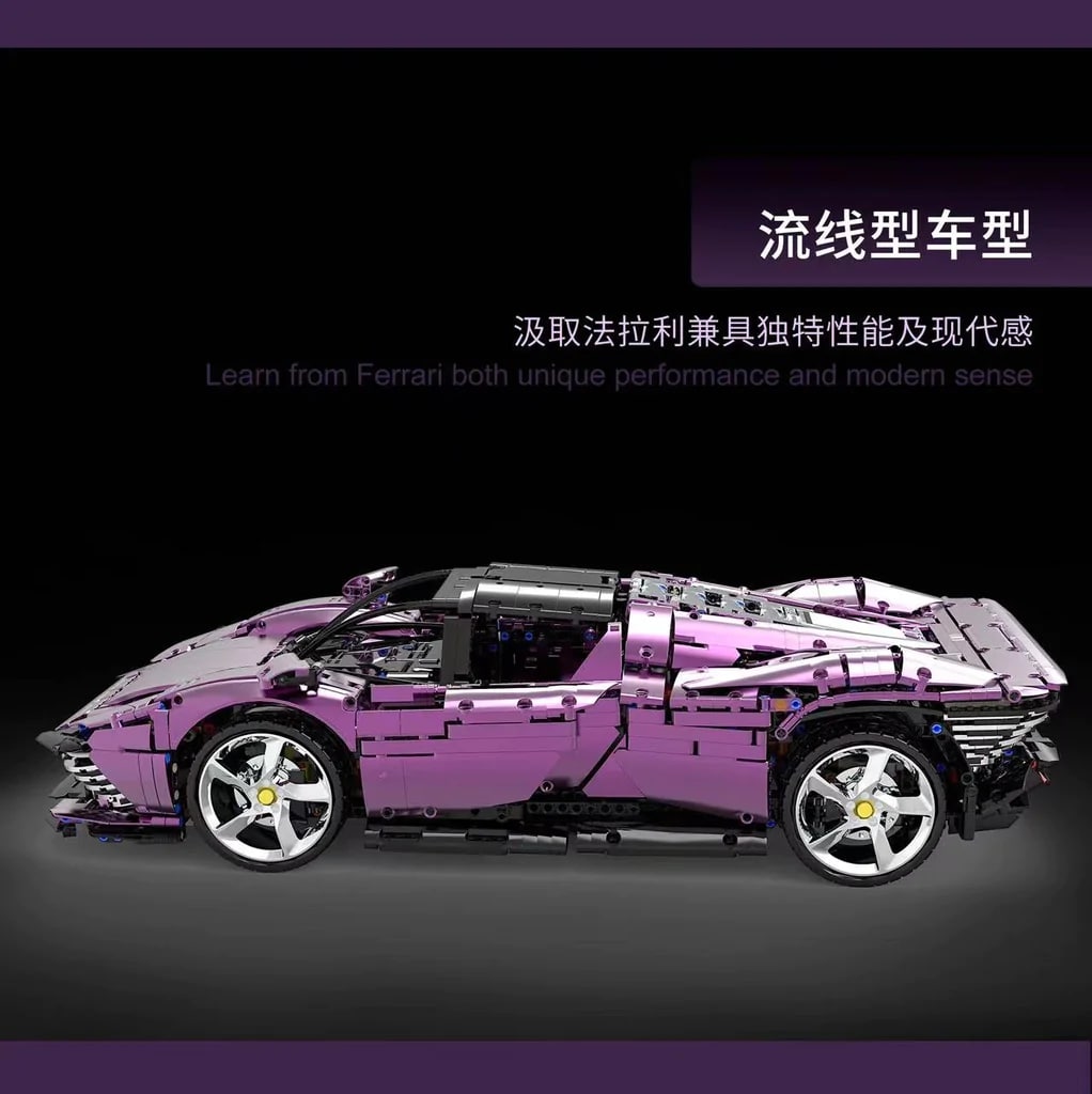 Technic TGL 006-1 Ferrari SP3-Chrome Purple