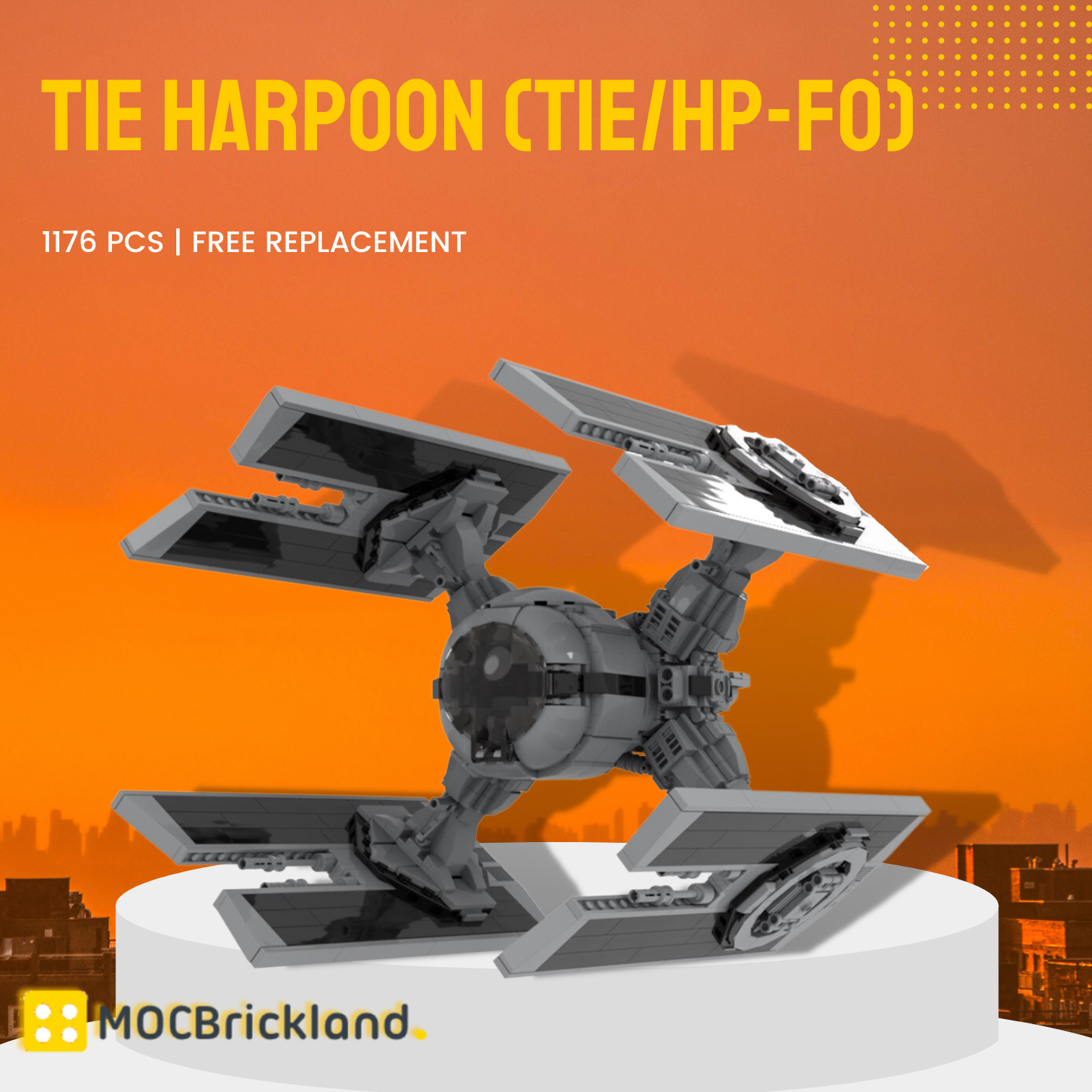 Star Wars MOC-106668 TIE Harpoon (TIE/hp-fo) MOCBRICKLAND