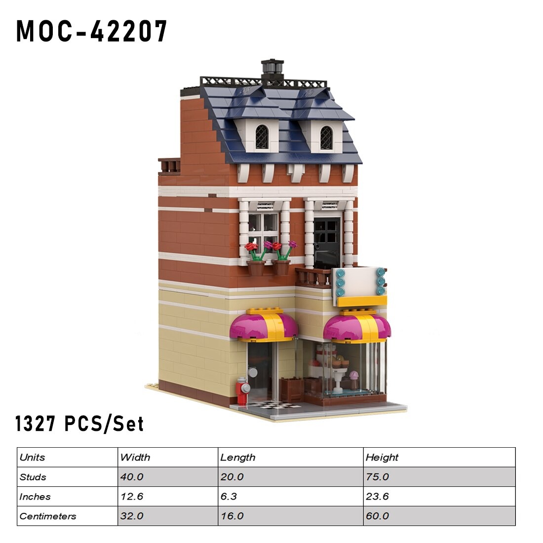 Modular Buildings MOC-42207 The Bakery MOCBRICKLAND