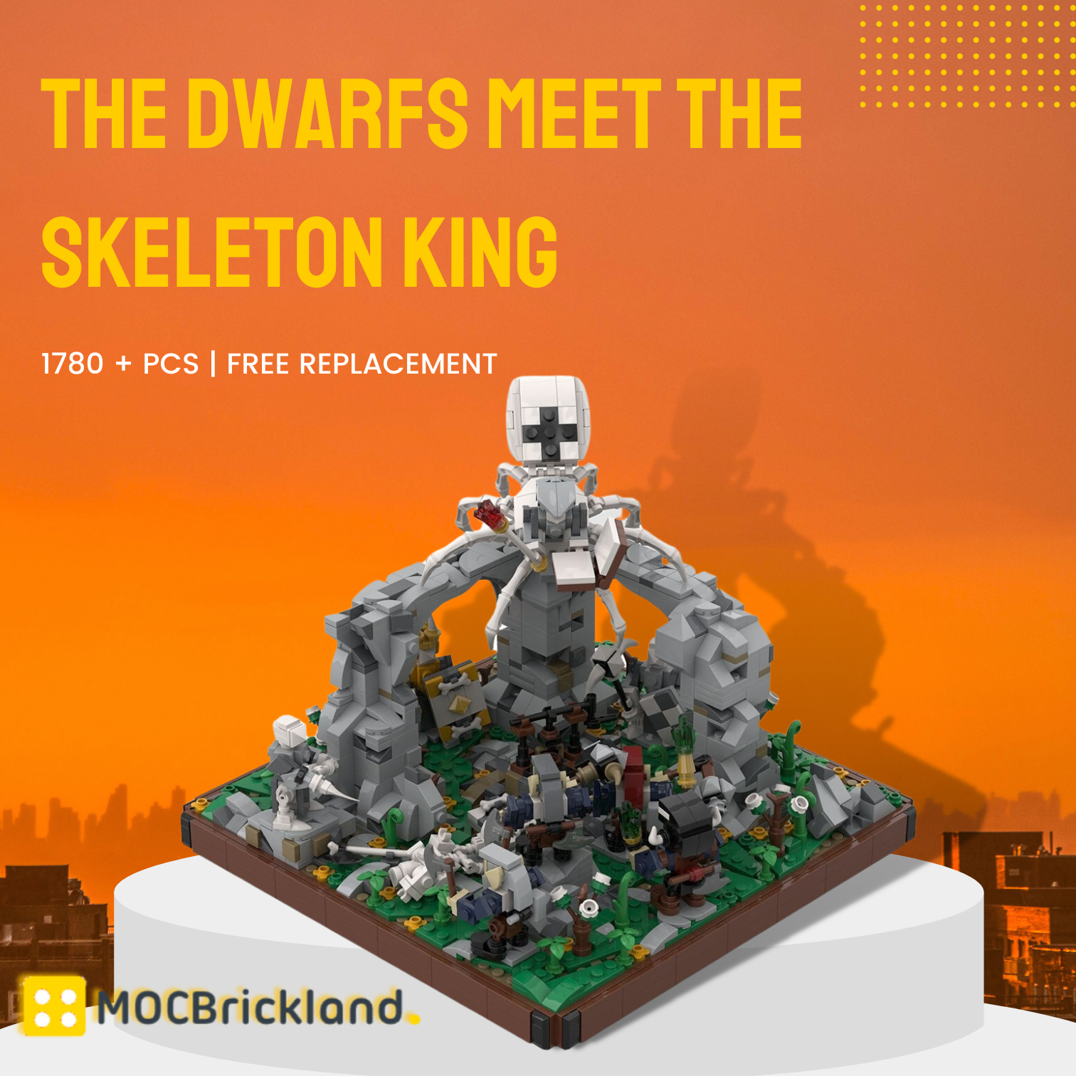 Creator MOC-112452 The Dwarfs Meet The Skeleton King MOCBRICKLAND