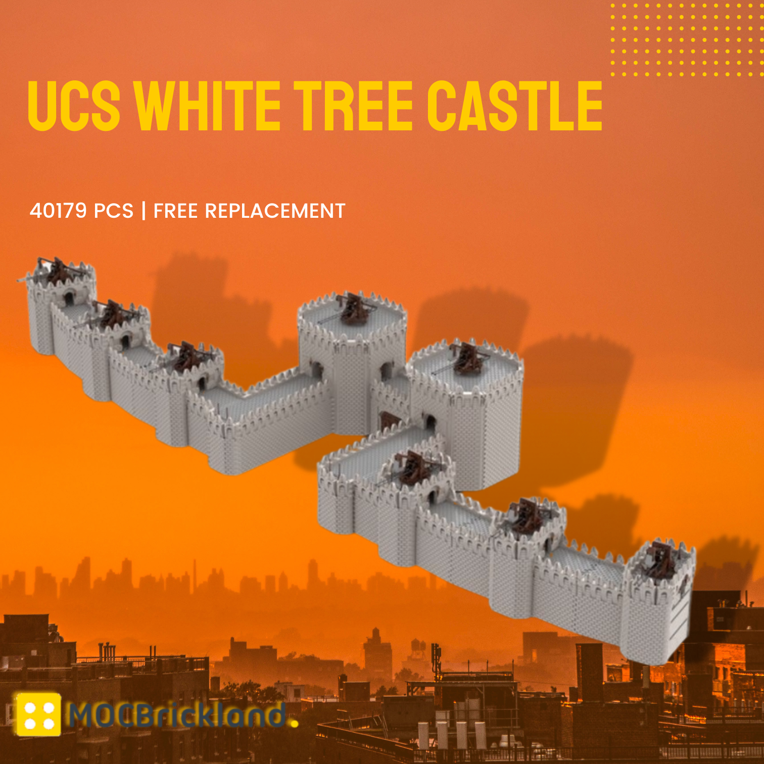 Modular Building MOC-113467 UCS White Tree Castle MOCBRICKLAND