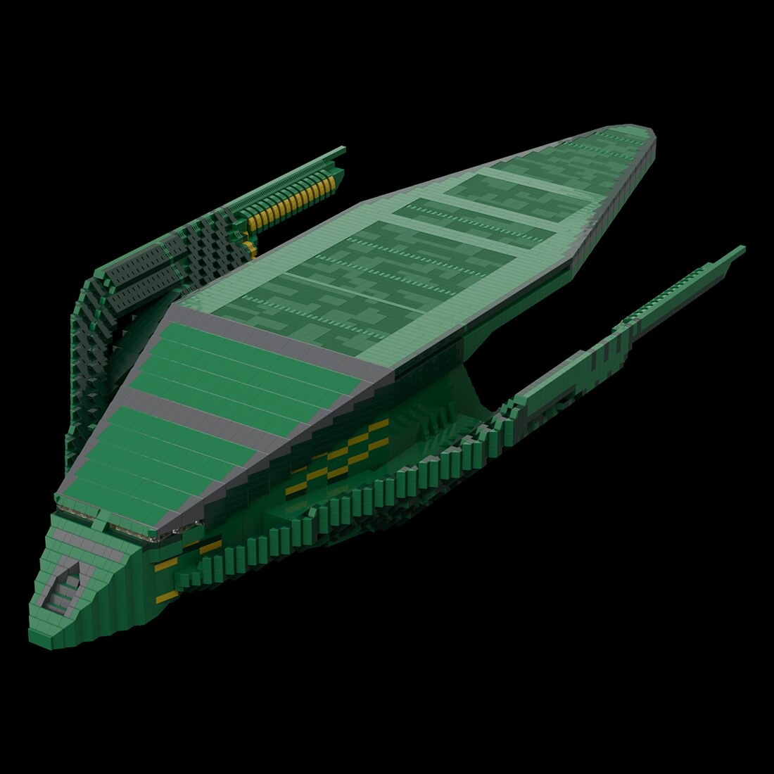 Space MOC-118495 Krill Destroyer MOCBRICKLAND