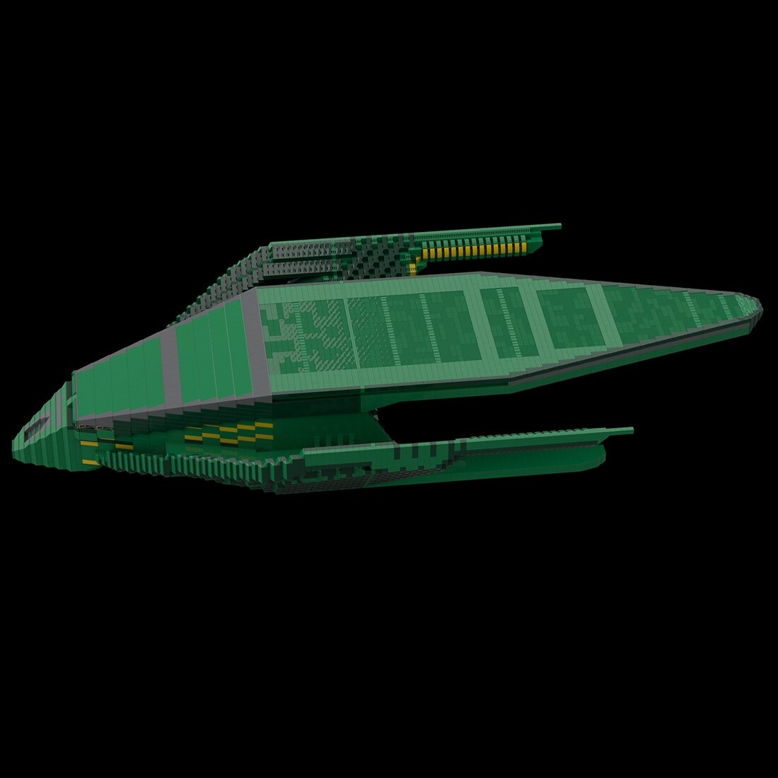Space MOC-118495 Krill Destroyer MOCBRICKLAND
