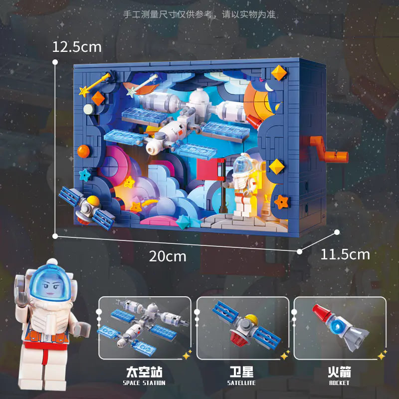 Creator KAZI KY83039 Building a Dream Star Palace China Space Station