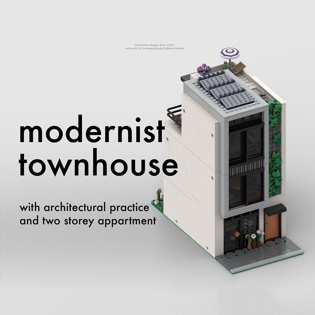 authorized moc 74302 modernist townhouse main 1