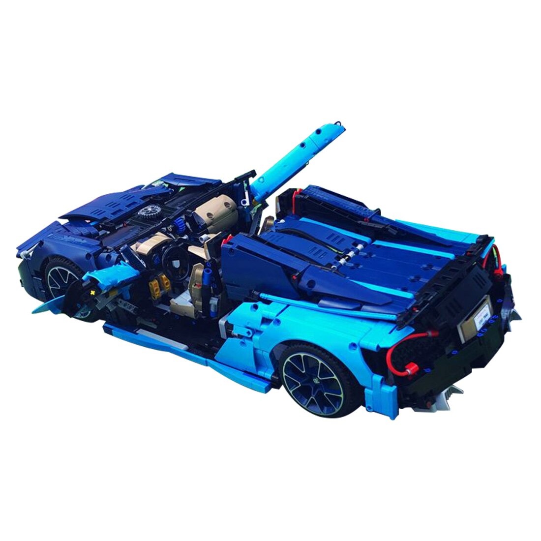 moc 16029 blue sports car model sci fi t main 0