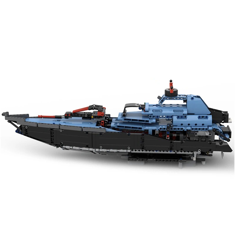 moc building blocks warship model series main 1