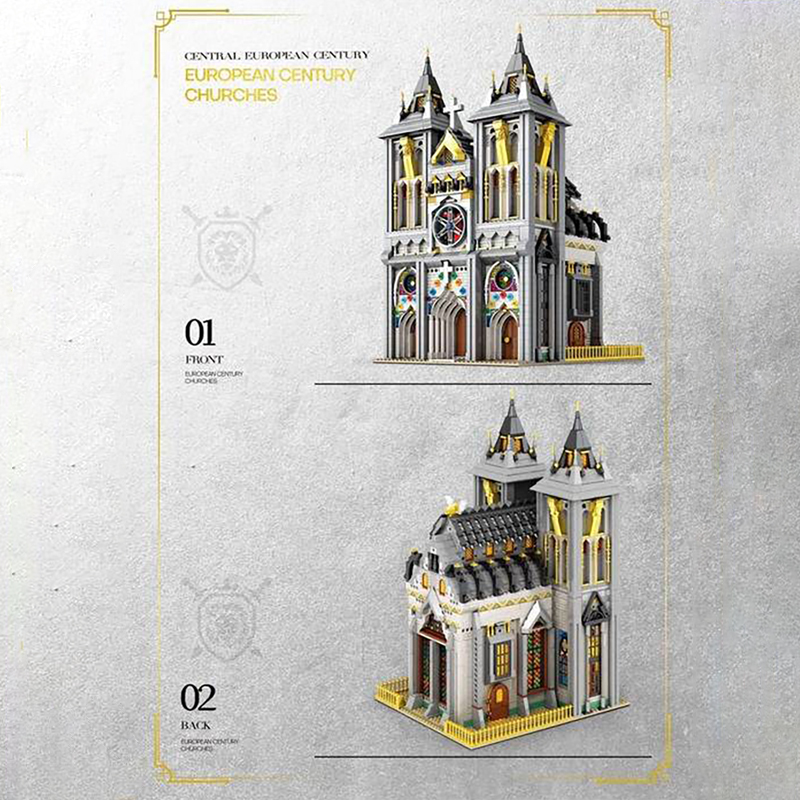 Reobrix 66027 Modular Buildings European Centur Churches 1
