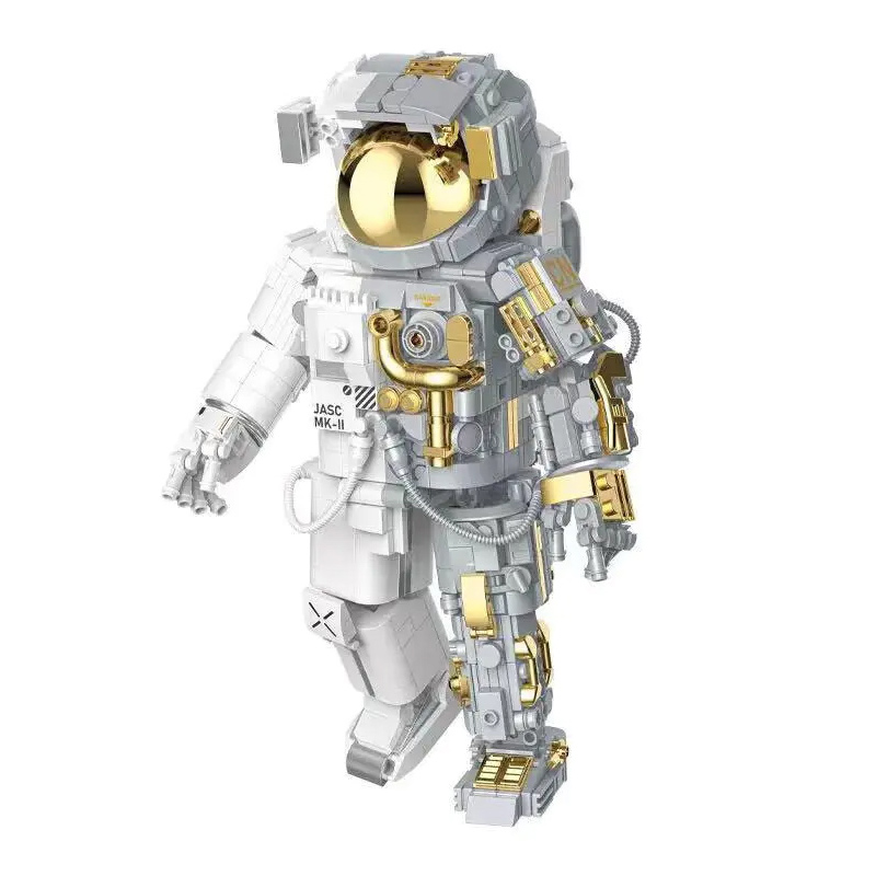 JAKI 9116 Creator Gold Version Space astronaut Building Blocks 3