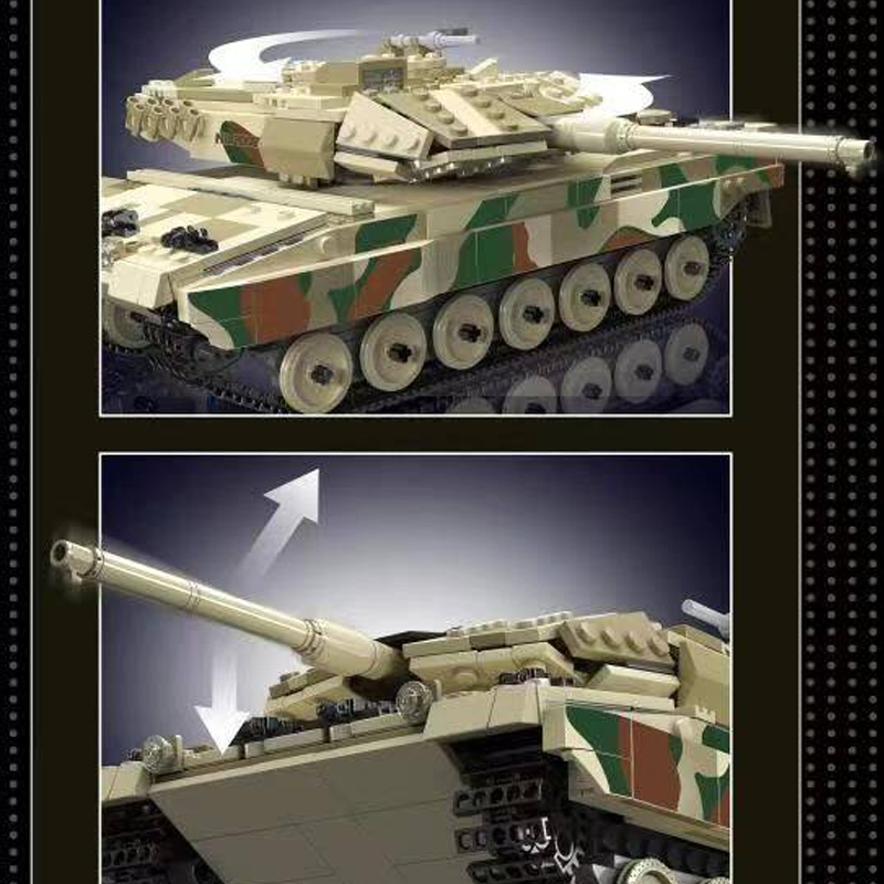 Mould King 20020 Leopard 2 Tank 2
