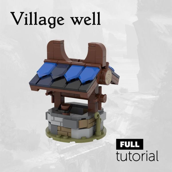 moc 78747 medieval village well1 1