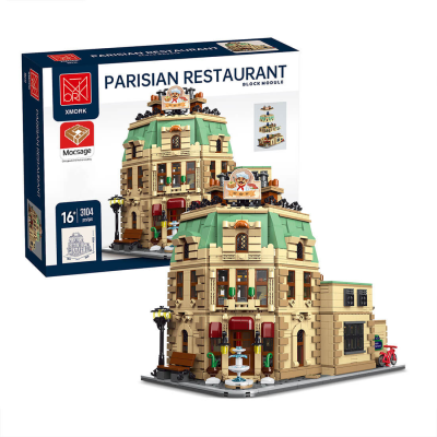Modular Building MOC Factory 160521 Mocsage Restaurants in Paris with Lights Modular Small Particles Building 4 letbricks MOC 160521 Mocsage Res