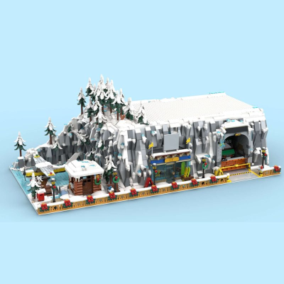 Modular Building MOC Factory 217169 Winter Bay Building Block 2 letbricks moc 217169 winter bay 2