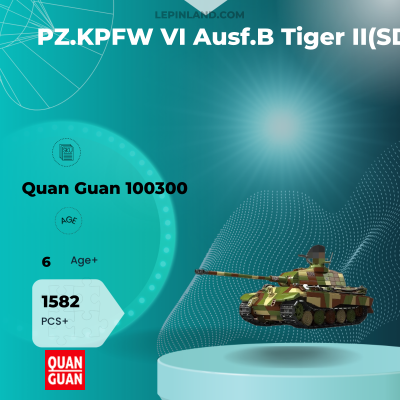 Technician QUANGUAN 100300 PZ.KPFW VI Ausf.B Tiger II(SD.KFZ.182) Early